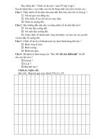 Đề kiểm tra cuối HKII lớp 2. Thứ sáu 6 5 2011