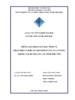 phân lập, khảo sát đặc tính và nhận diện vi khuẩn nội sinh ở cây lúa nương trồng tại huyện tuy an, tỉnh phú yên