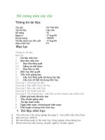 Đề cương môn cây chè