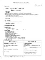 GIÁO ÁN ĐẠI SỐ 9 CẢ NĂM HÓT