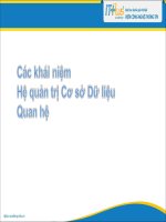 MySQL các khái niệm hệ quản trị cơ sở dữ liệu quan hệ