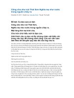 Công cha như núi thái sơn nghĩa mẹ như nước trong nguồn chảy ra 