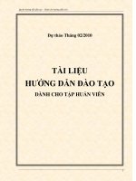 Sổ tay đào tạo giảng viên cấp tỉnh: Quản lý rủi ro thảm họa trong bối cảnh biến đổi khí hậu dựa vào cộng đồng