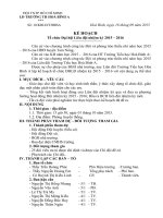 Kế hoạch tổ chức Đại hội Liên đội