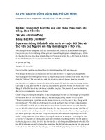 Ai yêu các nhi đồng bằng bác hồ chí minh 