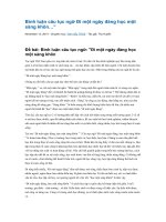 Bình luận câu tục ngữ đi một ngày đàng học một sàng khôn 