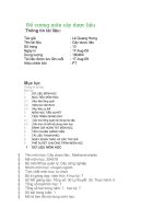 Đề cương môn cây dược liệu