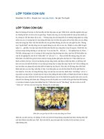 LỚP TOÀN CON gái 