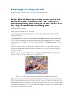 Kể lại truyện con rồng cháu tiên 