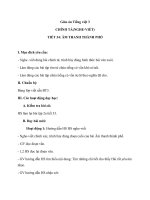 Giáo án tiếng việt 3 tuần 17 bài chính tả   nghe  viết âm thanh thành phố, phân biệt dgir, ătăc 