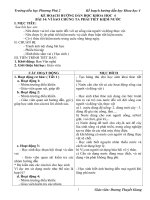 KẾ HOẠCH HƯỚNG dẫn học KHOA học  4  VNEN