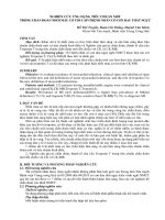 NGHIÊN cứu ỨNG DỤNG TIÊU CHUẨN mới TRONG CHẨN đoán  NHỒI máu cơ TIM cấp ở  BỆNH NHÂN  có cơn ĐAU THẮT NGỰC 