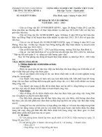 Kế hoạch năm của tổ văn phòng