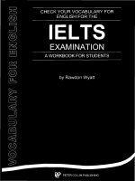 Check your vocabulary for IELTS 