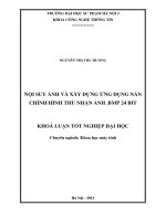 Nội suy ảnh và xây dựng ứng dụng nắn chỉnh hình thu nhận ảnh  BMP 24 bit