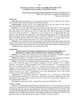 KẾT QUẢ 2 năm cấy máy tạo NHỊP TIM VĨNH VIỄN tại BỆNH VIỆN đa KHOA TỈNH KIÊN GIANG 