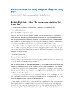 Bình luận về bài sự trong sáng của tiếng việt trong thơ 