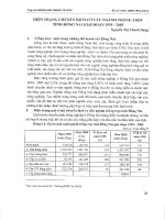 Hiện trạng chuyển dịch cơ cấu kinh tế ngành trồng trọt tỉnh Đồng Nai giai đoạn 19952005