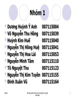 Bài thuyết trình đời sống kinh tế văn hoá của dân tộc ít người việt nam