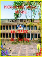 Bài giảng tiếng việt 3 tuần 13 bài tập đọc   cửa tùng 