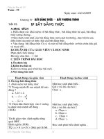 Giáo án Đại số 10 ky 2