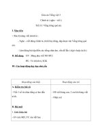 Giáo án tiếng việt 3 tuần 17 bài chính tả   nghe  viết vầng trăng quê em, phân biệt dgir, ătăc 