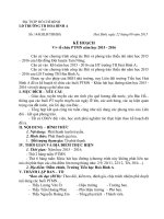 kế hoạch tổ chức phát thanh măng non của liên đội