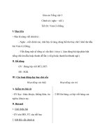 Giáo án tiếng việt 3 tuần 13 bài chính tả   nghe   viết vàm cỏ đông, phân biệt ituyt, dgir, dấu hỏi dấu ngã 