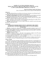 NGHIÊN cứu GIÁ TRỊ hồi PHỤC đoạn ST TRONG VIỆC ĐÁNH GIÁ HIỆU QUẢ điều TRỊ tái tươi máu cơ TIM và TIÊN LƯỢNG BỆNH NHÂN NHỒI máu cơ TIM cấp 