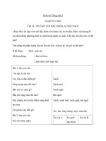 Giáo án tiếng việt 3 tuần 14 bài luyện từ và câu   ôn tập về các từ chỉ đặc điểm, ôn tập câu, ai như thế nào 