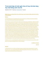 Tả lại cảnh đẹp về một ngôi chùa cổ hay nhà bảo tàng hay một thắng cảnh nào đó 