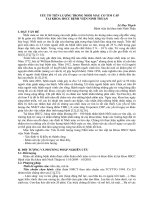 YẾU tố TIÊN  LƯỢNG TRONG NHỒI máu cơ TIM cấp tại KHOA HSCC BỆNH VIỆN NINH THUẬN 