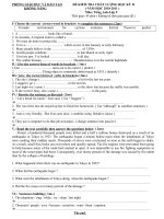 2010 2011 De Thi HKII mon Tieng Anh 9 PGD KrongNang