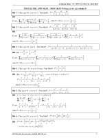 Tìm max, min của biểu thức ba biến