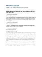 Bếp lửa của bằng việt 