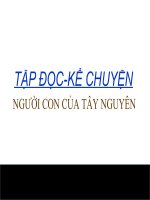 Bài giảng tiếng việt 3 tuần 13 bài kể chuyện   người con của tây nguyên 