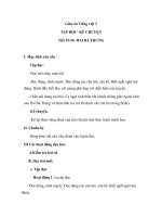 Giáo án tiếng việt 3 tuần 19 bài tập đọc   hai bà trưng 