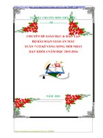 CHUYÊN ĐỀ GIÁO DỤC  ĐÀO TẠO  BỘ BÀI SOẠN GIÁO ÁN MẪU  TUẦN 7 CÓ KĨ NĂNG SỐNG MỚI NHẤT  DẠY KHỐI 4 NĂM HỌC 20152016.