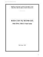 Báo cáo tự đáng giá Kiểm định chất lượng giáo dục Vinh Xuân (nháp)