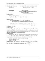 ĐÊ THI TUYỂN SINH VÀO 10 TỈNH BÌNH ĐỊNH