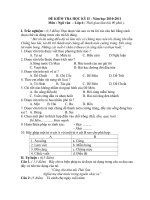 Đề thi HKII lớp 6 môn Ngữ Văn