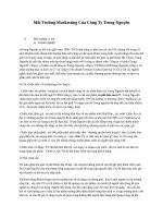 Môi trường marketting của công ty trung nguyên