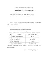 Các nhân tố ảnh hưởng đến việc vận dụng kế toán quản trị chi phí trong các doanh nghiệp lĩnh vực công nghệ thông tin khu vực TP HCM 