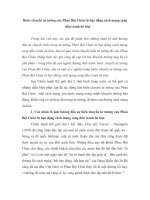 Bước chuyển tư tưởng của Phan Bội Châu từ bạo động cách mạng sang đấu tranh ôn hòa