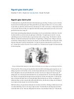 Người giao bánh phở 