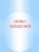 Bài giảng dung sai và kỹ thuật đo chương 5   chuỗi kích thước