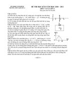 de thi hoc ki 2 vl11  truong Kim Son A