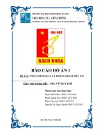 tiểu luận đề tài  phần mềm quản lý phòng khám siêu âm