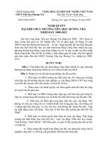 Nghị quyết công đoàn 2009 2012