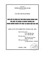 Theo dõi và đánh giá tình hình kháng sinh của một số chủng vi khuẩn thường gặp trong nhiễm khuẩn tiết niệu tại bệnh viện việt đức